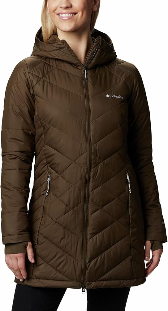 Columbia Women's Heavenly Long Hooded Jacket - Plus Size | Amazon (US)