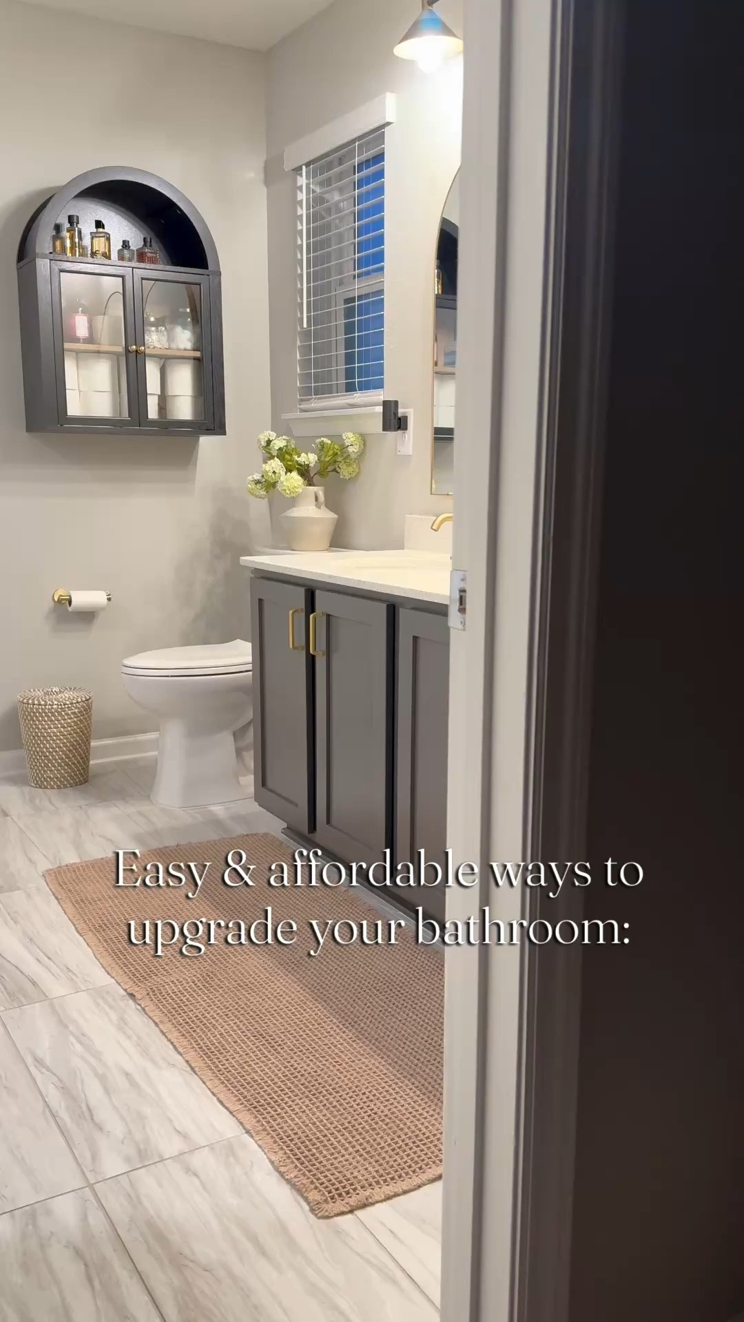 Easy affordable bathroom upgrades! Love this arch medicine cabinet 😍

Amazon home finds, Amazon bathroom finds, Amazon home hacks, bathroom upgrades, guest bathroom, master bathroom, viral home finds 

#LTKHome #LTKSaleAlert