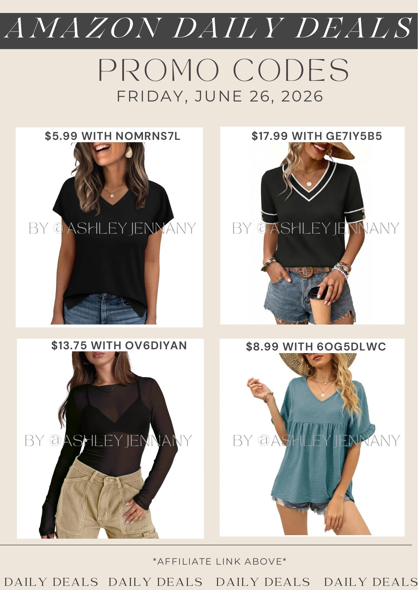 Amazon deals

#LTKSaleAlert #LTKMidsize #LTKootd