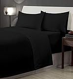 Casual Living Microfiber Sheet Set, King, Black | Amazon (US)