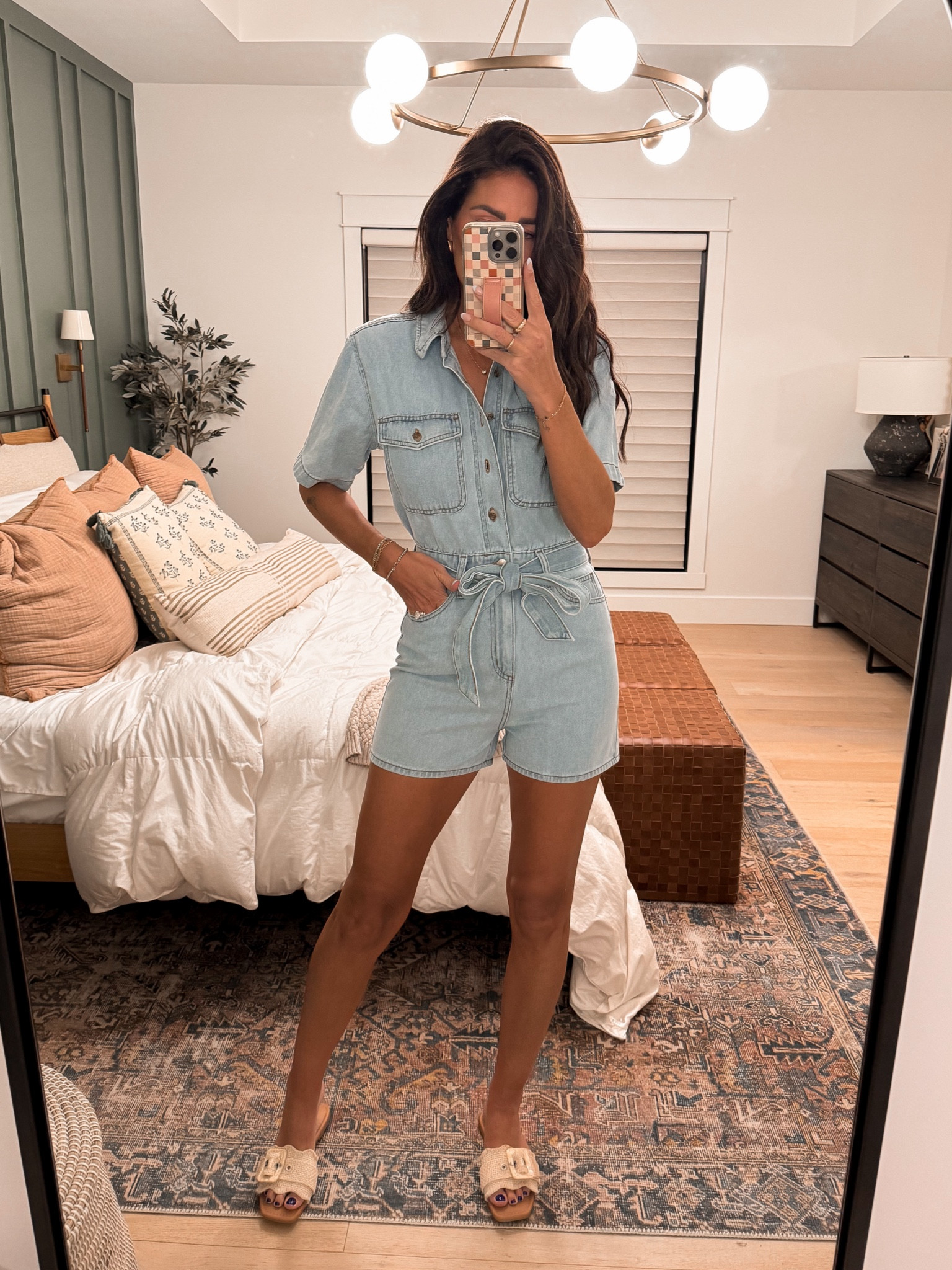Denim romper on sale! In a size 4 

#LTKfindsunder100 #LTKfindsunder50 #LTKstyletip