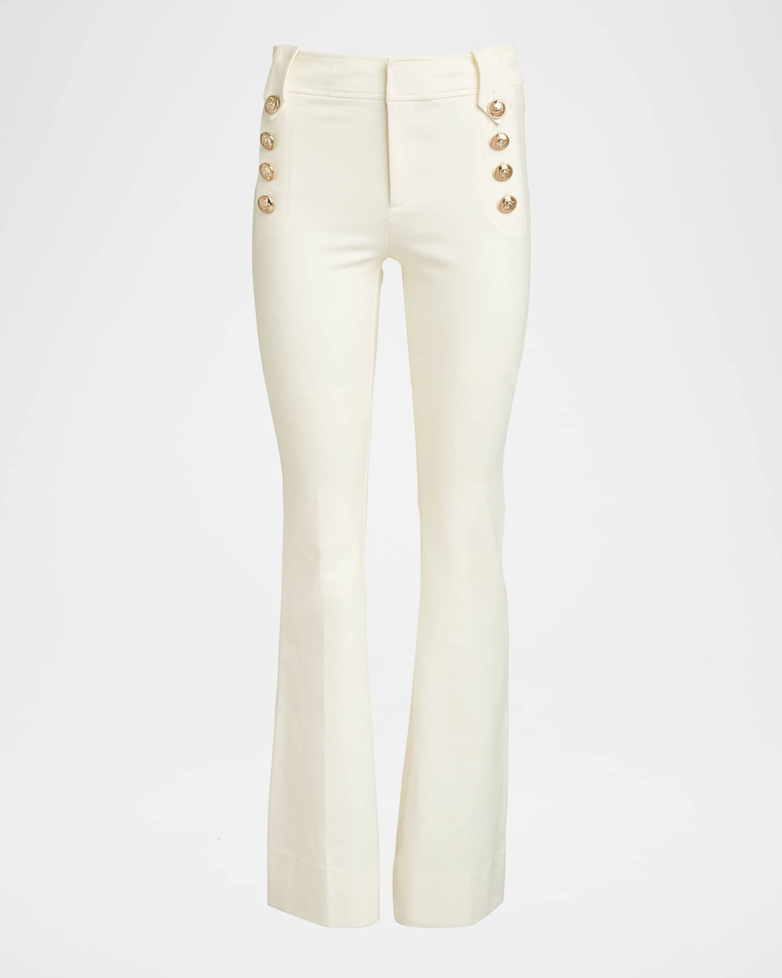 Derek Lam 10 Crosby Robertson Cropped Flare | Neiman Marcus