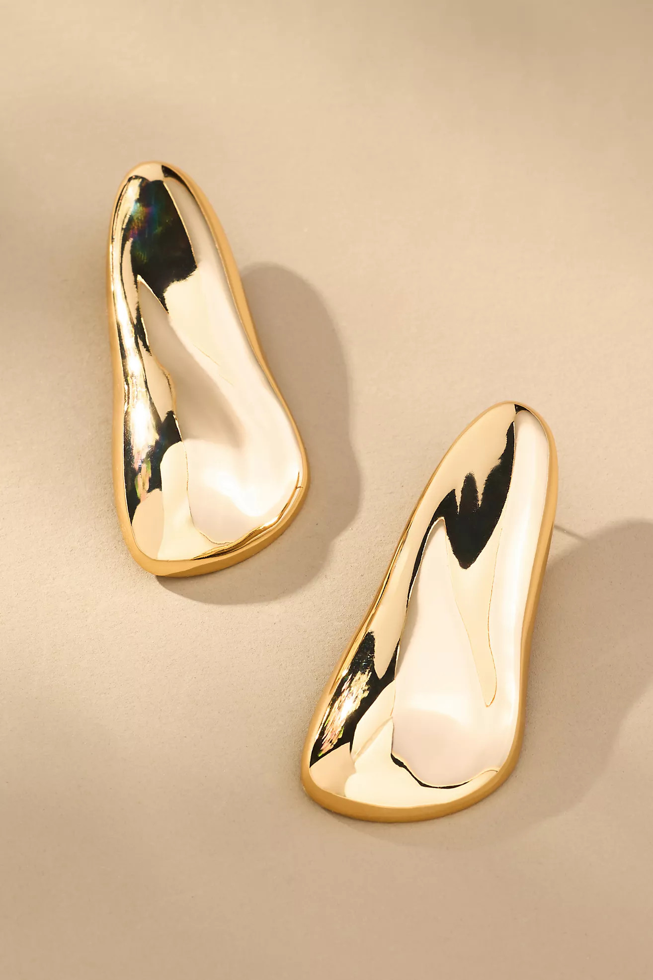 Molten Metal Large Drop Earrings | Anthropologie (US)