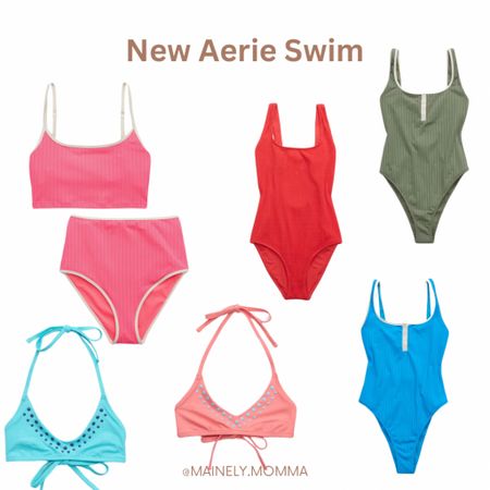 New Aerie Swim!! 
My picks! 

#aerie #swim #swimsuit #beach #pool #bathingsuit #vacation #vacationswimsuit #travel #summer #springbreak #resortwear #bikini #onepiece #halter #trends #trending #bestsellers #newest #moms #momlife #momlooks 

#LTKtravel #LTKstyletip #LTKswim