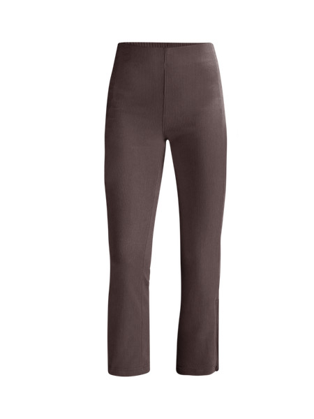 Ribbed Softstreme Zip-Leg High-Rise Cropped Pant 25" | Lululemon (US)