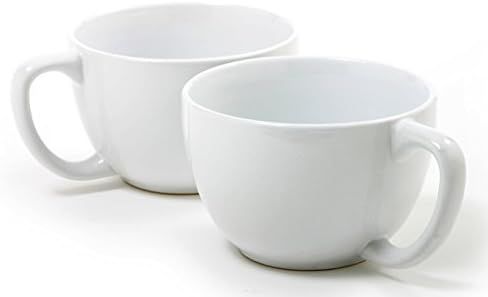 Amazon.com | Norpro My Favorite Jumbo Mugs, Set of 2: White Coffee Mug: Coffee Cups & Mugs | Amazon (US)