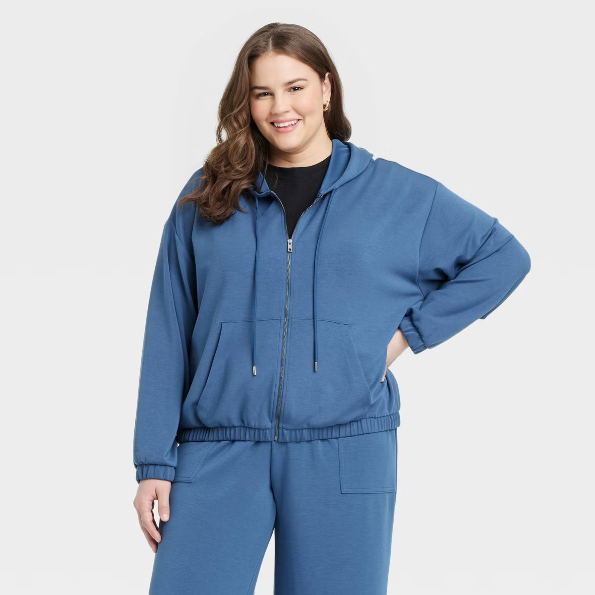 Women's Sandwash Hooded Zip-Up Sweatshirt - A New Day™ | Target