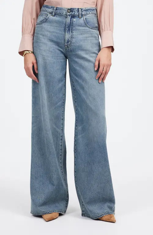 Madewell Superwide Leg Jeans in Billings Wash at Nordstrom, Size 29 | Nordstrom