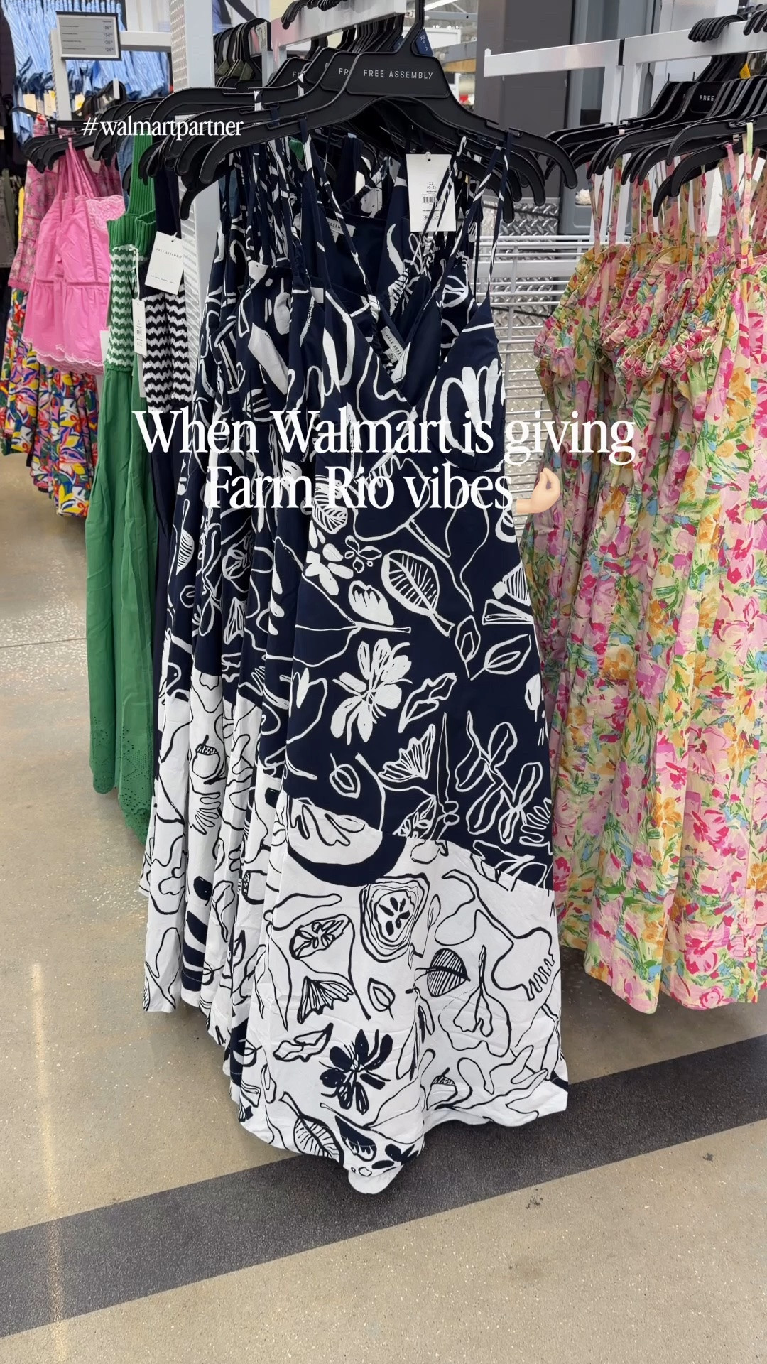 Walmart dress giving farm rio vibes