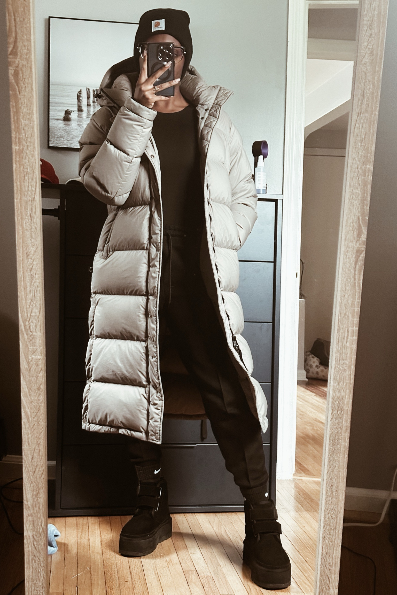 It is officially long parka and Ugg boots weather 😭 I’ve got my Nike Tech sweatpants on from JD sports. I’m wearing size small and they fit perfectly 🖤

#LTKGiftGuide #LTKstyletip