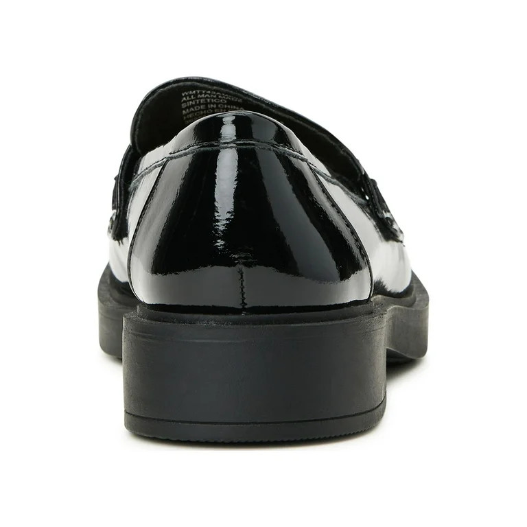 Time and Tru Women's Patent Penny Loafers | Walmart (US)