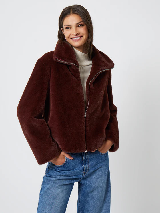 Buona Faux Fur Jacket | French Connection (US)