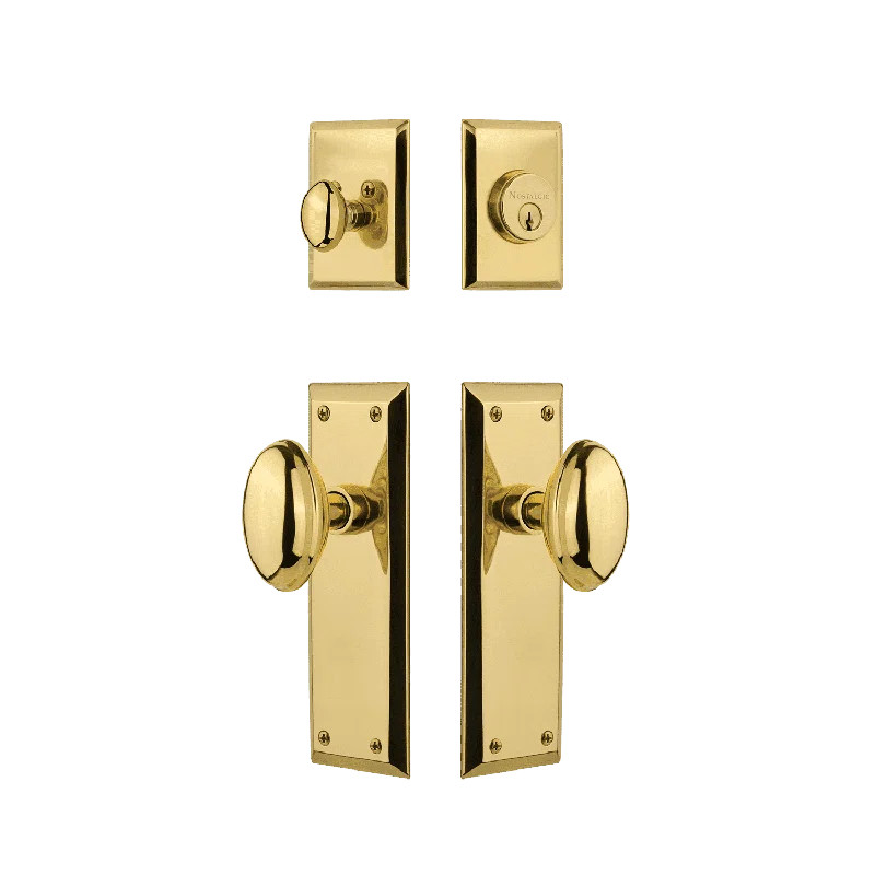 Nostalgic Warehouse New York Entry Set with Homestead Knob | Wayfair North America