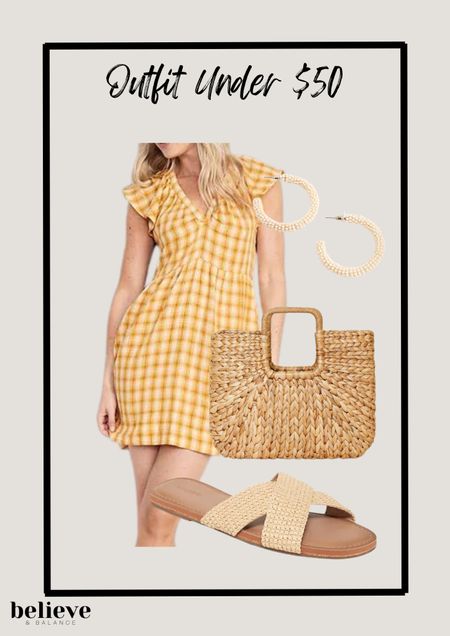 This summer outfit is a cute summer dress for your barbecue outfits and any special occasion. Pair with a woven bag and a simple summer sandal for the perfect summer outfit. 

#LTKSeasonal #LTKstyletip #LTKFind