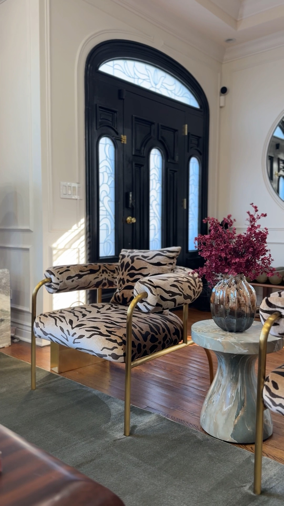 Popular tiger print chairs are back in stock!

#LTKHome