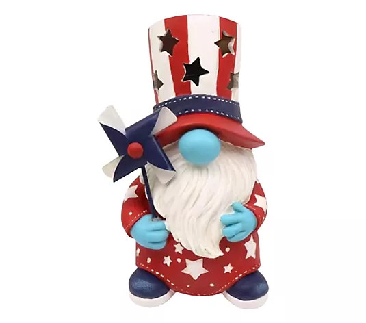 Make Your Selection: Temp-tations Outdoors 12" Solar Garden Gnome | QVC
