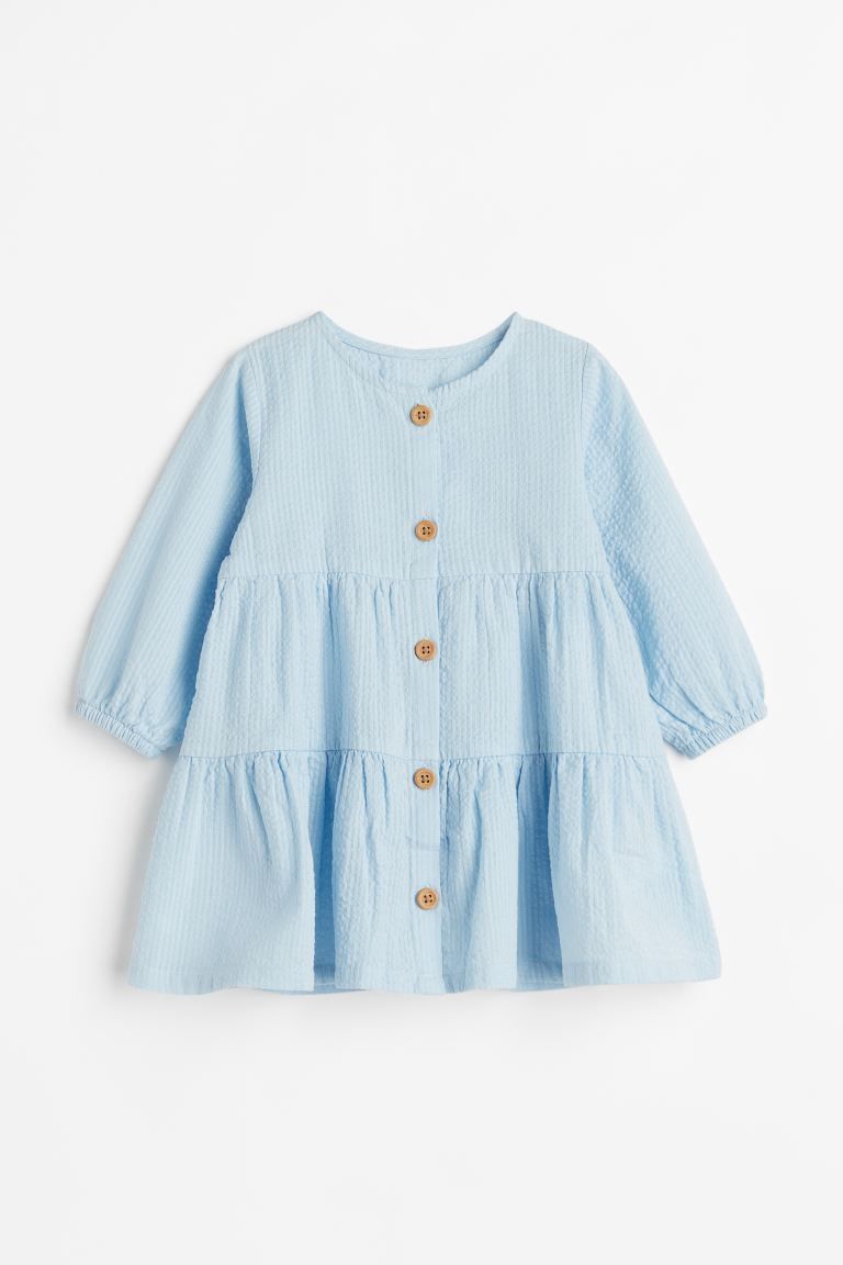 Button-front Cotton Dress | H&M (US)
