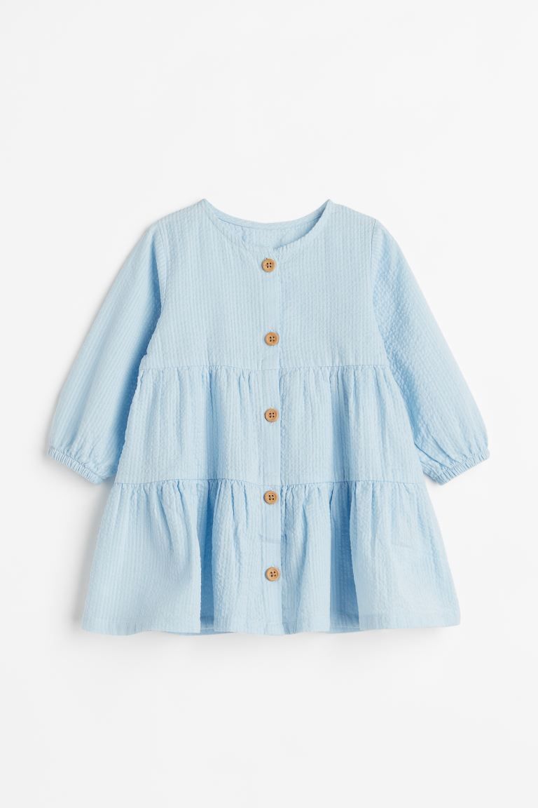 Button-front Cotton Dress | H&M (US + CA)