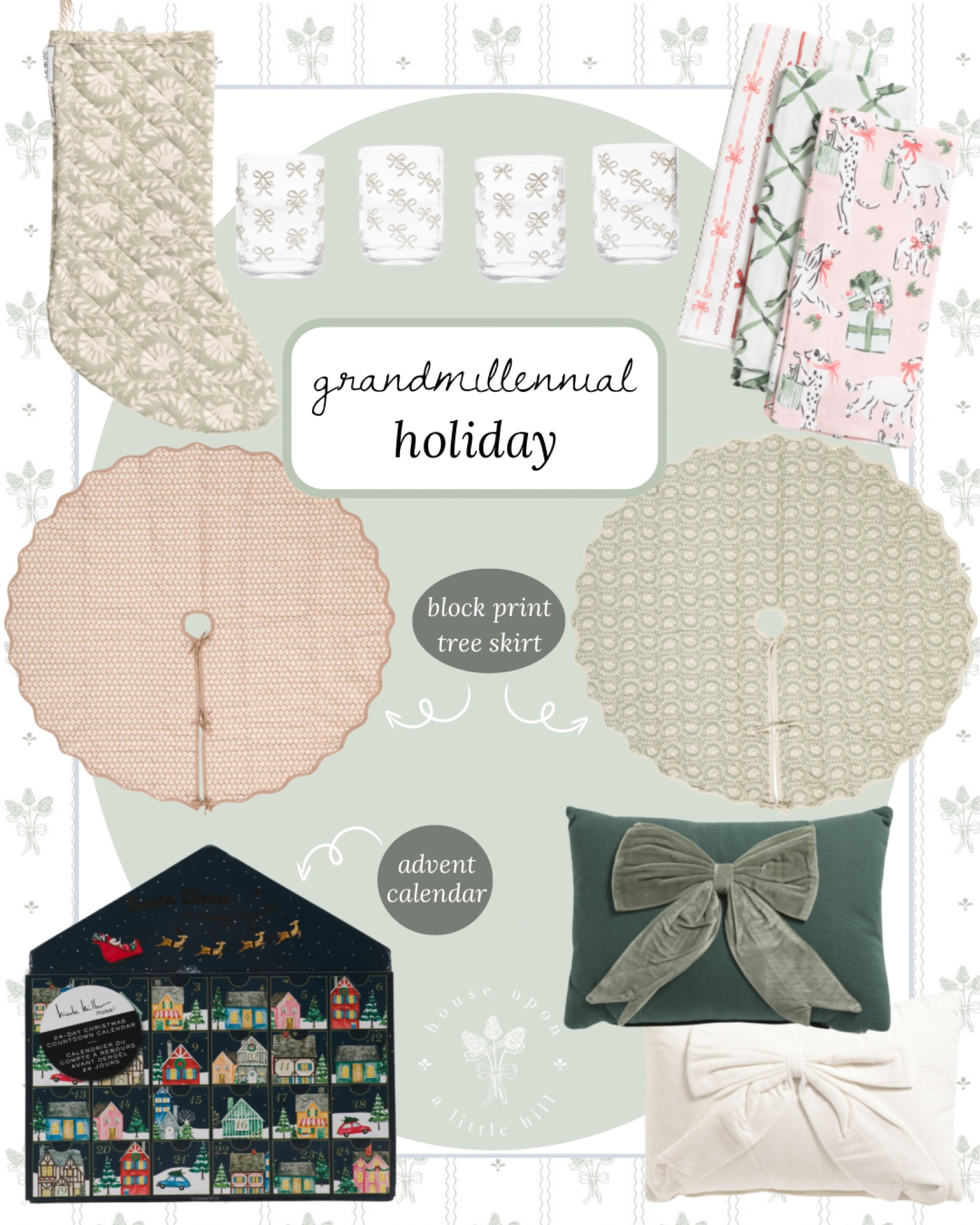 Bows and block prints! 🎀