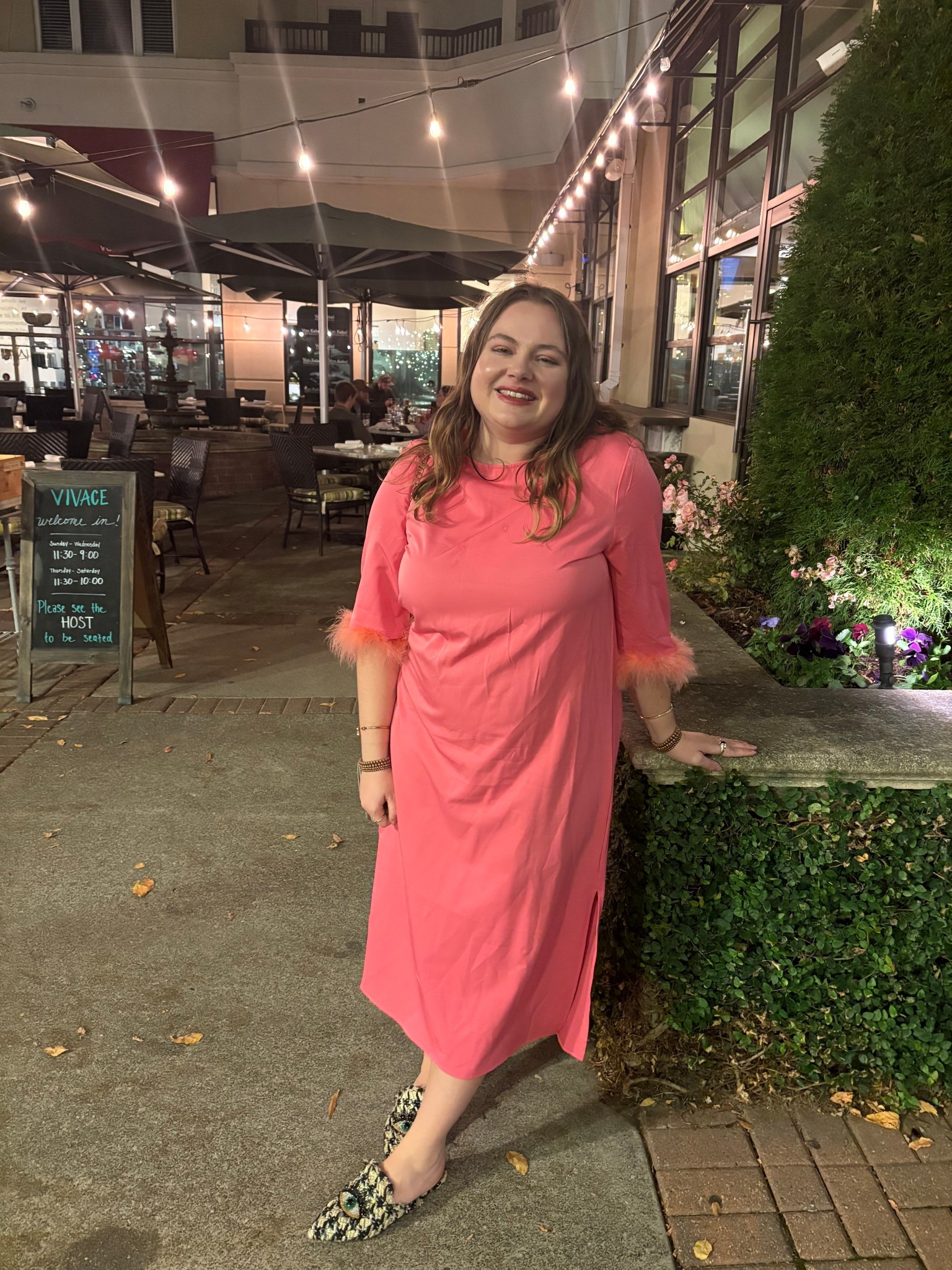 November 15, 2025 OOTN!

Feather Dress • Midi • Midi Dress • Pink Dress • Pink Feather Dress

#LTKPetite #LTKootd #LTKMidsize