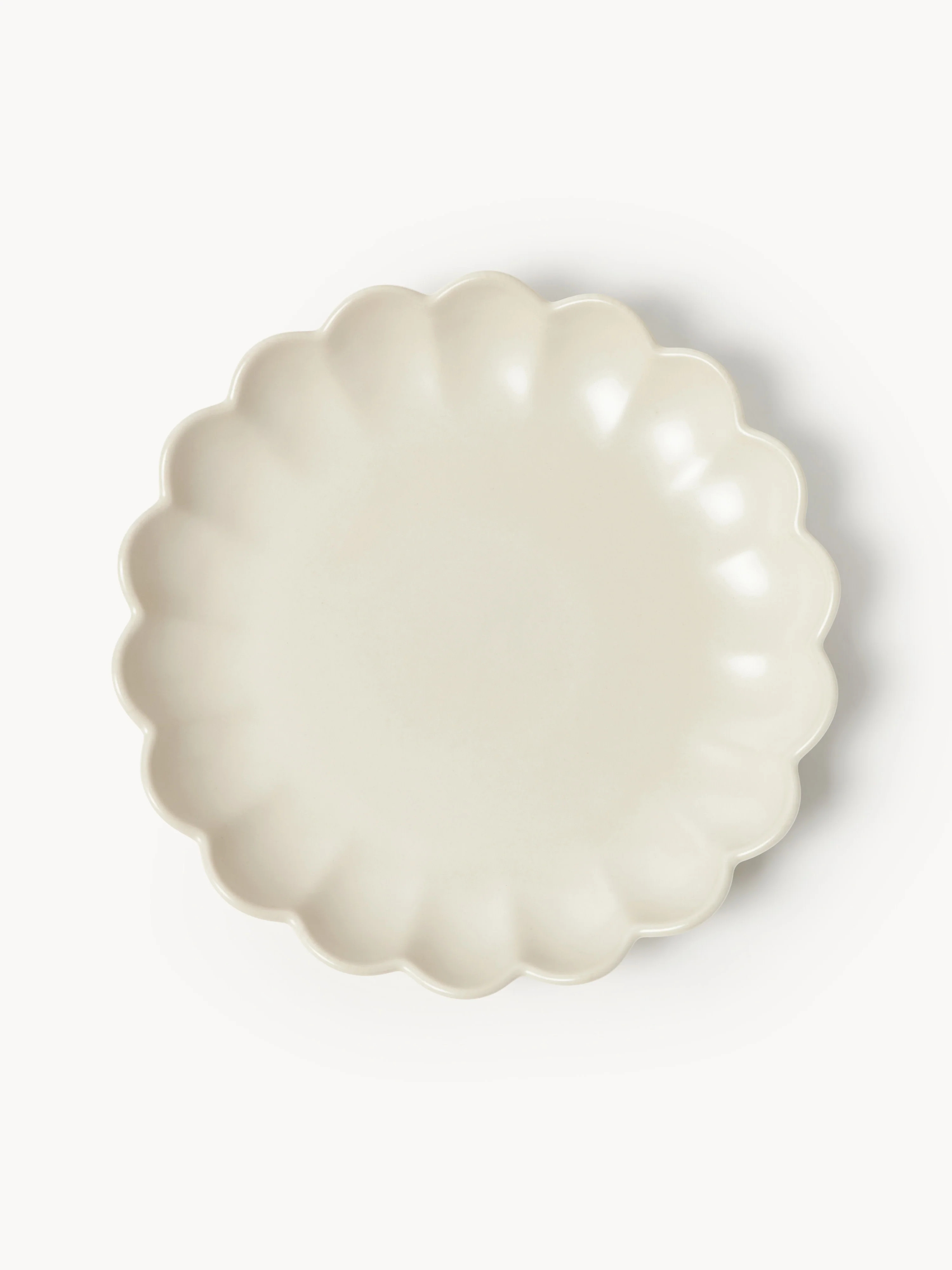 Blumenförmige Frühstücksteller Sabina, 4er-Set | Westwing EU