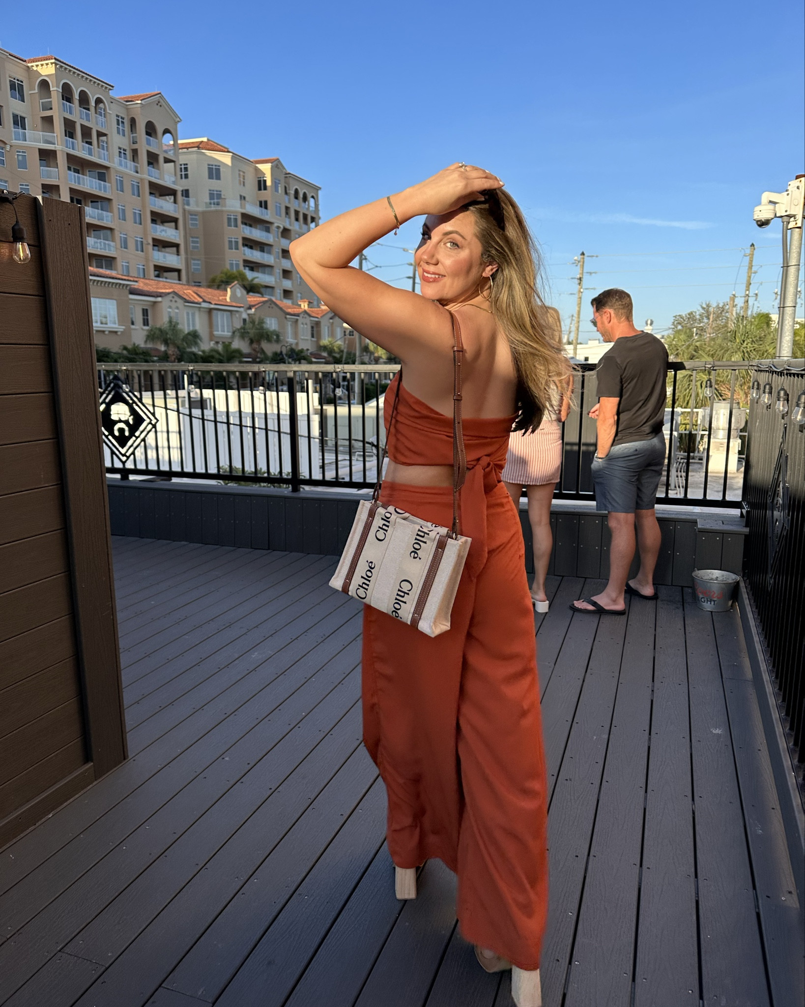 Vacay vibes ☀️ 
Two piece outfit 
Size | large
Top can be worn in so many different ways 

#LTKfindsunder50 #LTKSeasonal #LTKparties