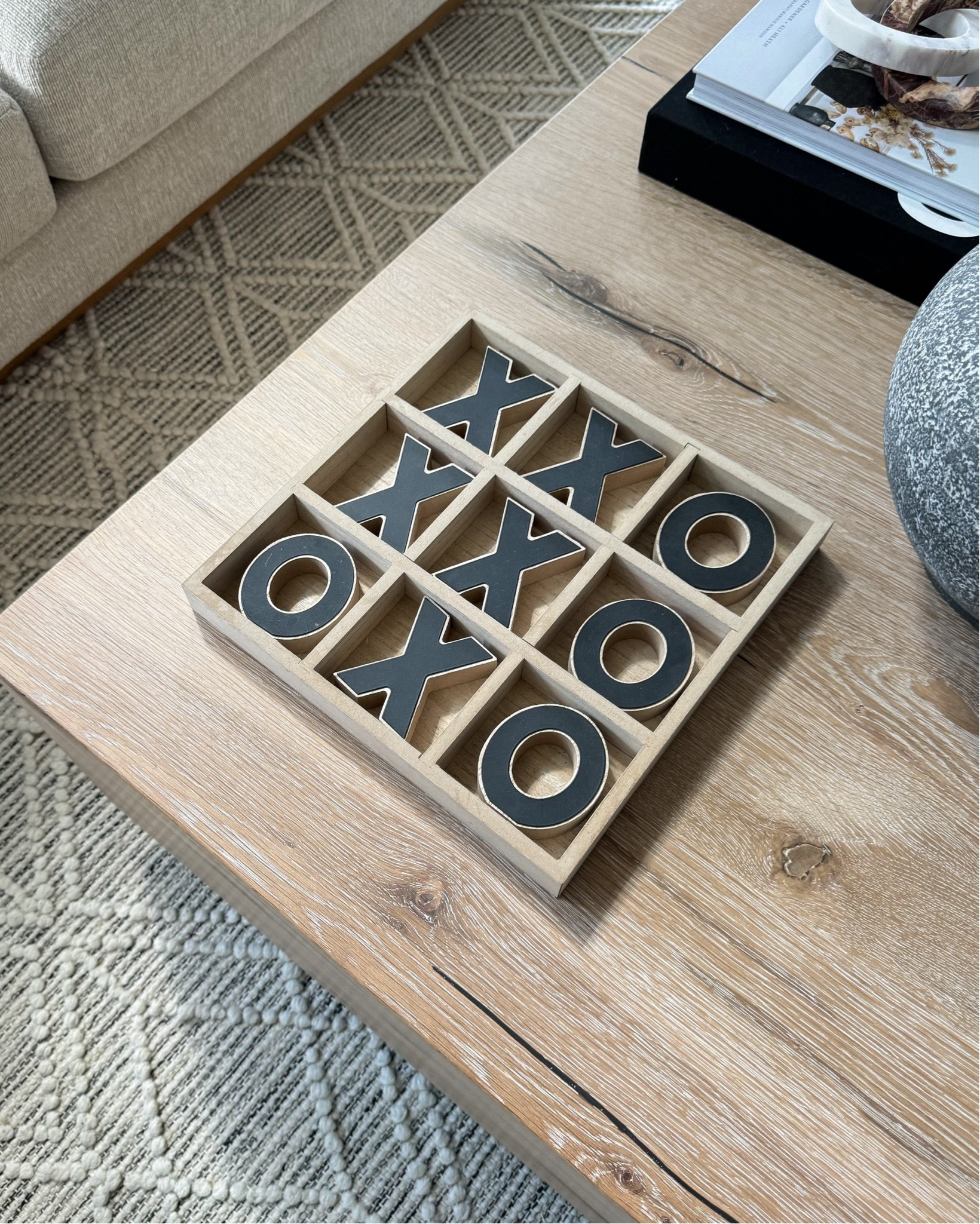 Walmart home finds! This tic tac toe game is beautifully made and provides lots of entertainment for kids and guests 

#LTKFamily #LTKHome #LTKFindsUnder50