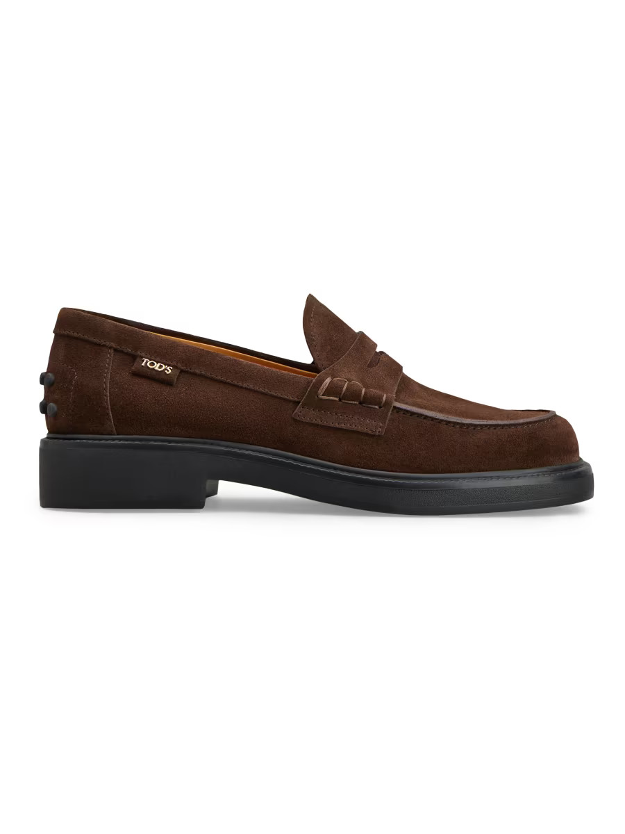Suede Penny Loafers | Saks Fifth Avenue