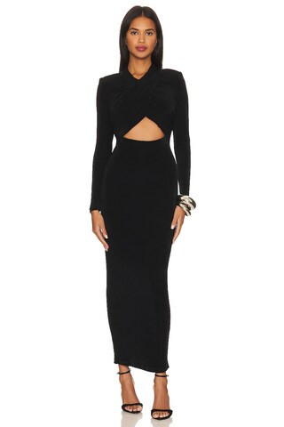 Bardot Reno Slinky Knit Dress in Black from Revolve.com | Revolve Clothing (Global)