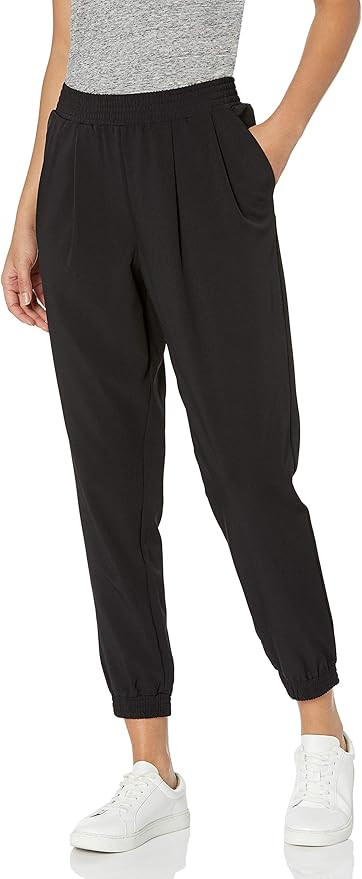 Daily Ritual Women's Relaxed Fit Fluid Stretch Woven Twill Jogger | Amazon (US)