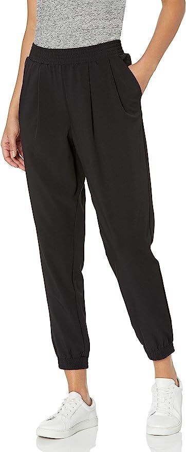 Daily Ritual Women's Relaxed Fit Fluid Stretch Woven Twill Jogger | Amazon (US)