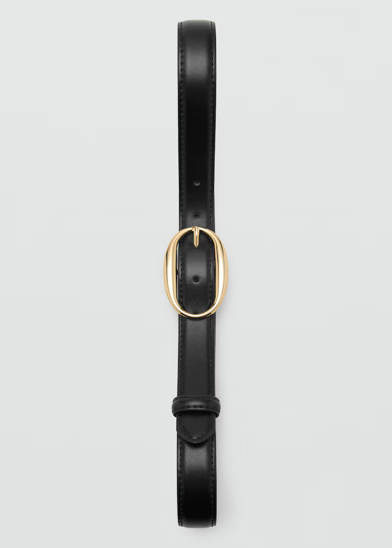 Oval buckle belt | Mango (US/MX/AU)