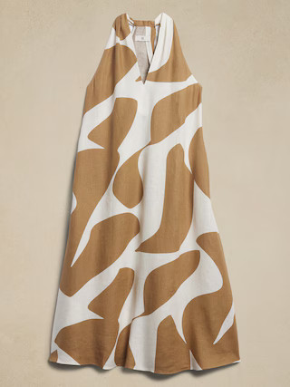 Pauline Linen Midi Dress | Banana Republic (US)