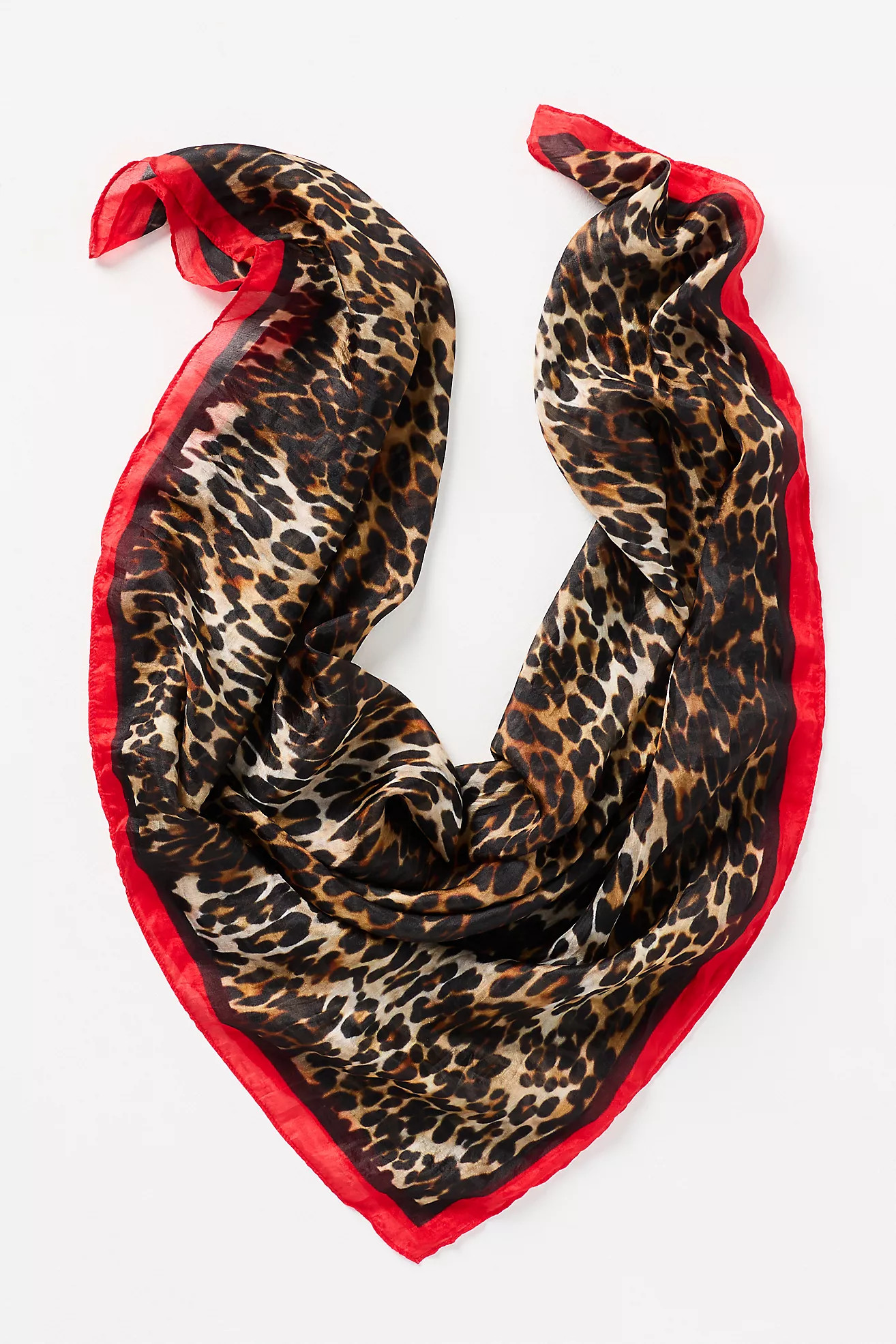 By Anthropologie Large Printed Silk Scarf | Anthropologie (US)