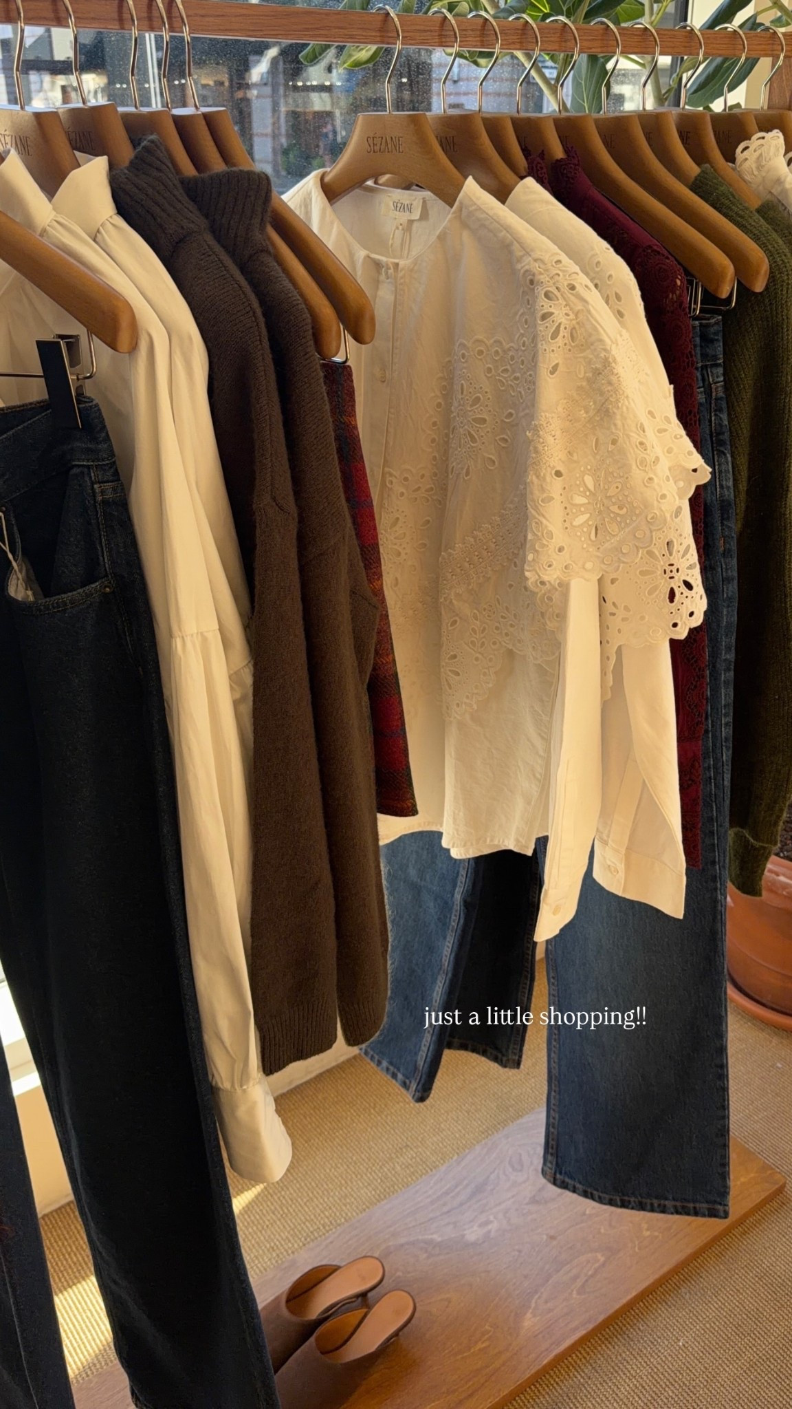 @sezane  just a little shopping!!