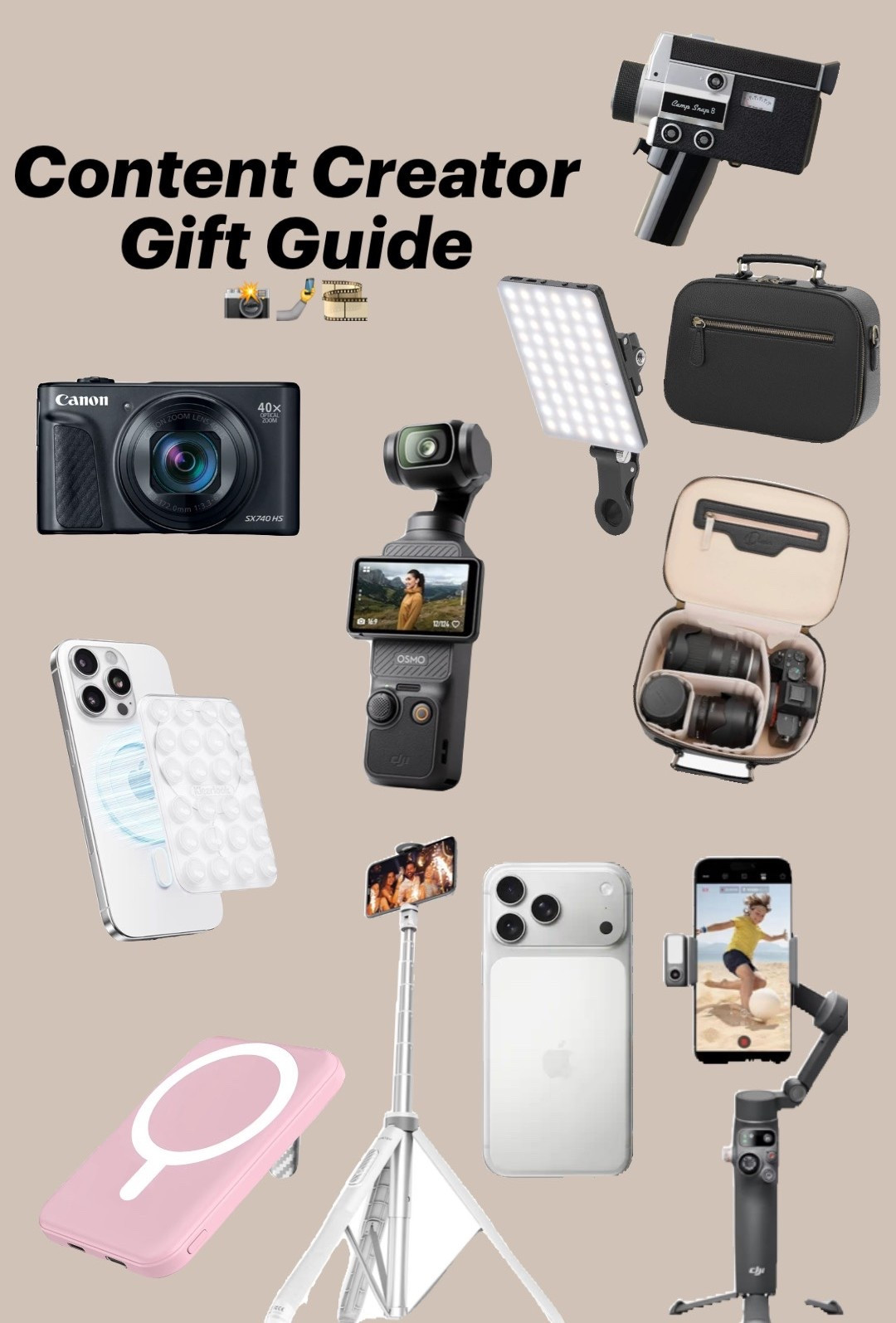 Content Creator Gift Guide - as a wedding content creator & someone closely to the creator space these are absolutely my favorite and most recommended products!


Gift Guide | Camera | Digital Camera | Creator | Amazon | Black Friday | Cyber Monday 

#LTKCyberWeek #LTKHoliday #LTKGiftGuide