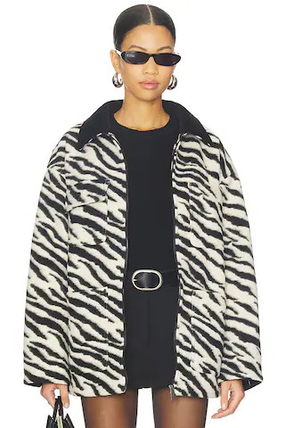 Sanctuary Soiree Barn Jacket in Striking Zebra from Revolve.com | Revolve Clothing (Global)
