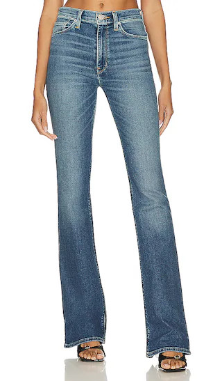 Barbara High Rise Bootcut in Sandy | Revolve Clothing (Global)