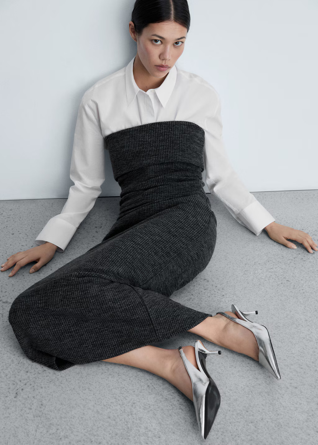 Metallic sling back shoes - Women | MANGO USA | Mango (US/MX/AU)