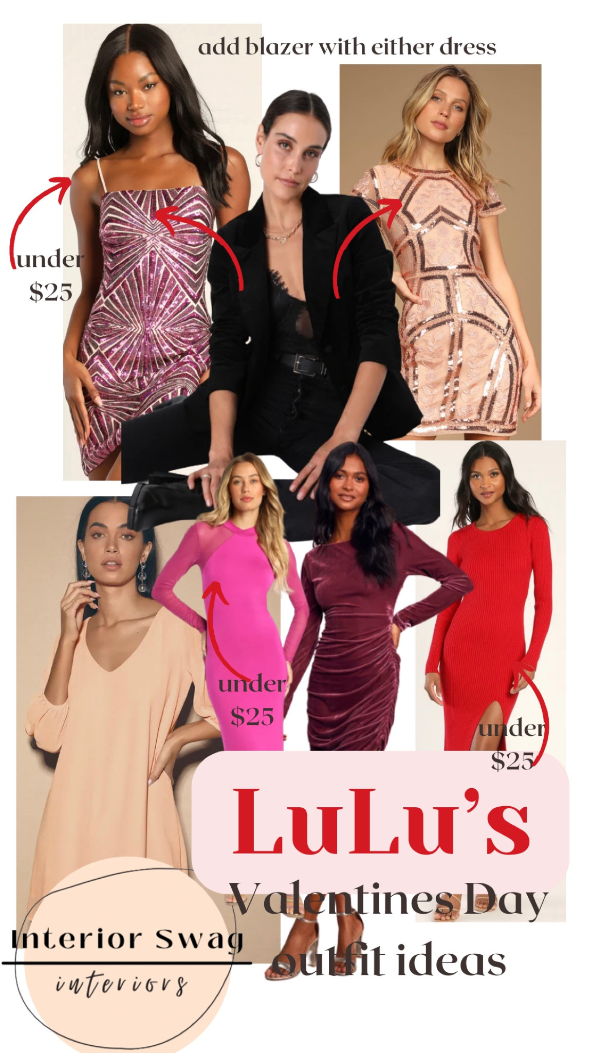Date night Valentines Day outfit ideas, New Years outfits, dress, dresses, Lulus under $25, under 100, 

#LTKsalealert #LTKunder50 #LTKunder100