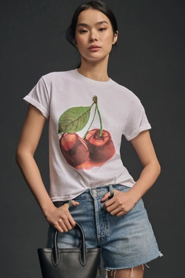 By Anthropologie Cherry Graphic Tee | Anthropologie (US)
