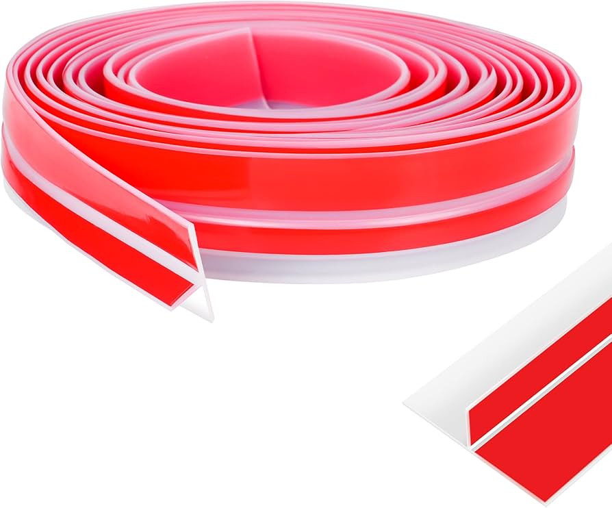 MYFAMIREA T-Shaped Door Draft Stopper 1.37IN x 10FT Clear Silicone Weather Stripping Door Seal St... | Amazon (US)