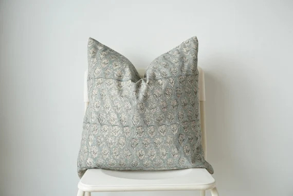Indian Block Print Pillow Cover limited - Etsy UK | Etsy (UK)