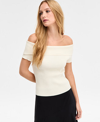 I.N.C. International Concepts Women's Off-The-Shoulder Sweater, Macy's Exclusive - Macy's | Macy's