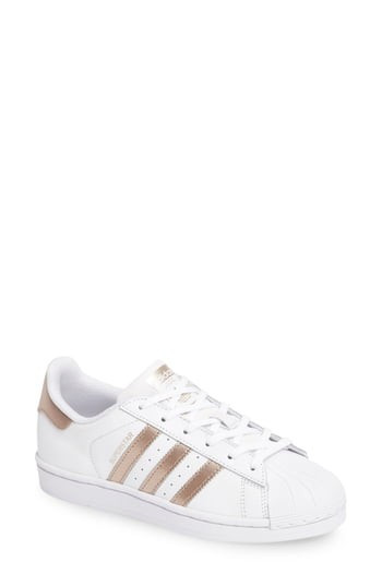 Women's Adidas Superstar Sneaker, Size 5 Women's / 4 Men's M - Metallic | Nordstrom