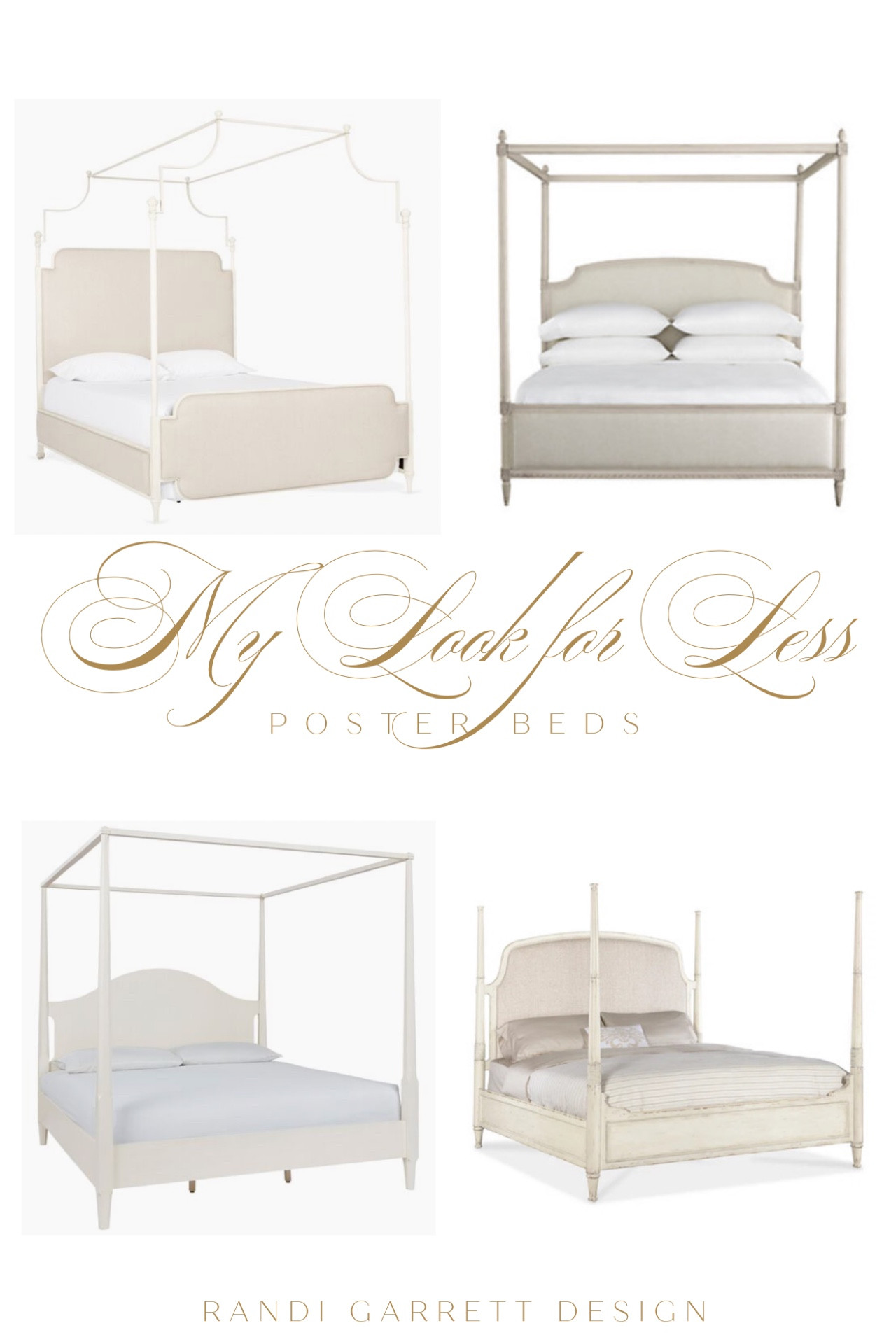 My exact bed and my look for less. These poster beds are stunning and would look amazing in your home. 

#LTKSaleAlert #LTKHome #LTKStyleTip