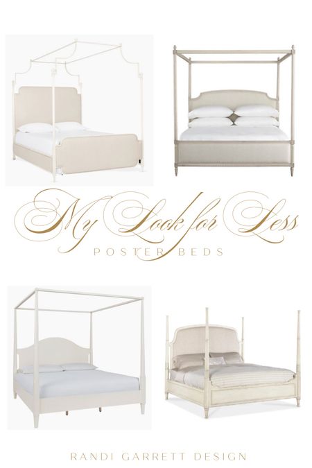 My exact bed and my look for less. These poster beds are stunning and would look amazing in your home. 

#LTKSaleAlert #LTKHome #LTKStyleTip