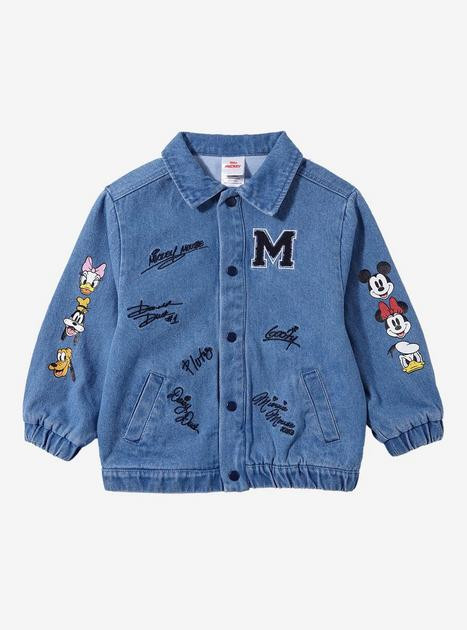 Disney Mickey and Friends Autograph Denim Toddler Jacket — BoxLunch Exclusive | BoxLunch