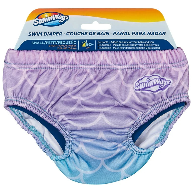 Swimways Swim Diaper, Baby Swim Diapers for Swimming Pool, Lake & Beach, Newborn Diapers & Baby E... | Walmart (US)