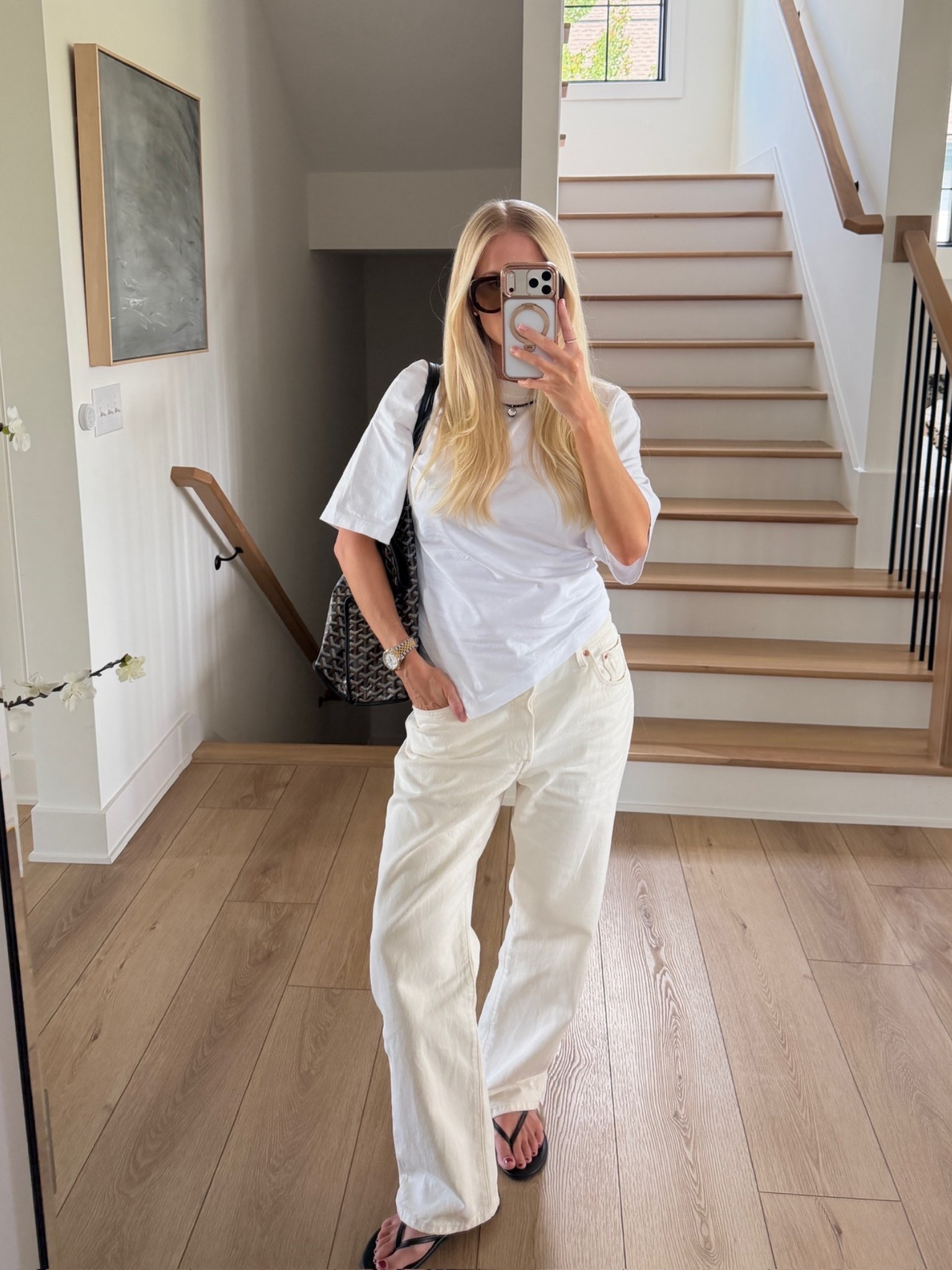 SIZE: med in top, 31 in jeans (sized up for pp), shoes run tts! #kathleenpost

Summer outfit Inspo, postpartum outfit, summer to fall transition

#LTKootd #LTKmomlife